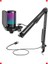 USB Yayıncı Mikrofon Seti - Siyah (A6T) 1