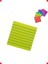 Şeffaf Renkli Çizgili Yapışkanlı Not Kağıdı - Sarı 1