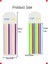 Şeffaf Renkli Yapışkan Not Şeritleri - Uzun Boyut 2