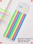 Şeffaf Renkli Yapışkan Not Şeritleri - Uzun Boyut 3