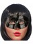 Siyah Renk Masquerade Kostüm Partisi Venedik Balo Maskesi 4