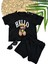9-12-18-24 Ay Hello Gözlüklü Ayıcık Baskılı Şortlu Kısa Kollu Tişört 2li Erkek Bebek Takımı 1