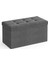 Saklama Alanlı Oturma Bankı, Oturma Sandığı, Tabure, Saklama Kutusu, Ayak Koyma Yeri, Katlanabilir, 300 Kg&apos;a Kadar Taşıyabilir, 80 L, 76 x 38 x 38 Cm,, Koyu Gri, SPF47K 1