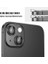 13 Için Kamera Iphone Alaşım Çerçeveli Tempered Glass Kamera Lens (Siyah) 3