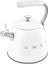 50&apos;s Style Beyaz Set Üstü Düdüklü Kettle 2.3 Lt 1