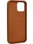 iPhone 12 Pro Max Kılıf Asya Deri Silikon - Kahverengi 4