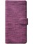 X500 Için Kılıf Fabric Book Wallet Mor [X500 ile Uyumlu Kılıf - Mor] 3