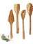 Zeytin Ağacı Mutfak Gereçleri Seti – 4 Parça | El Yapımı, Çevre Dostu, Çizilmez Ahşap Pişirme Aletleri | Spatula Seti (4&apos;lü Set) 1