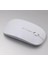 Ultra Ince USB Bilgisayar Pc Dizüstü Masaüstü Kablosuz Mouse (Beyaz) ( Lisinya ) 1
