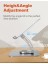 Idock N19-1 Alüminyum 360 Derece Dönen Dizüstü Bilgisayar Laptop Notebook Standı 3