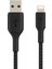 Örgülü Lightning Kablosu (Hızlı Şarj Lightning - USB Kablosu) Mfi Sertifikalı Şarj Kablosu, Örgülü Lightning Kablosu (0,15 M, Siyah) 1