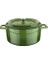 Metal Döküm Yuvarlak Tencere, 24 Cm, Yeşil 3