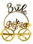 Bride Yazılı Taç ve Bride To Be Yazılı Gözlük Seti Altın Renk 1