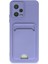 Xiaomi Redmi Note 12 4g Kılıf Kelvin Kartvizitli Silikon - Lila 1