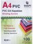Mapi Cilt Kapağı Plastik Opak A4 160 Mıc Şeffaf (100 Lü) 1