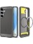 Galaxy S25 ile Uyumlu Ekstra Dayanıklı Kılıf Rugged Armor Hava Kanalı Teknolojisi Askeri Sınıf Koruma Magfit Özellikli Marble Gray Çift Katman Kapak - ACS08999 2