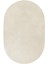 Krem Cloudy Oval Post Peluş Halı Kaymaz Taban Yumuşacık Yolluk Modern Halı 2
