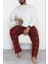Erkek Kırmızı Ekose Pijama Altı -Yumuşak Dokulu 3