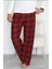 Erkek Kırmızı Ekose Pijama Altı -Yumuşak Dokulu 4