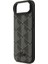 iPhone 17 Air Kılıf Lacoste Lisanslı M-Safeli Standlı Pu Deri Karışık Monogram Desenli Kapak Siyah 6