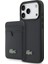 iPhone 17 Pro Kılıf Lacoste Lisanslı M-Safeli Pu Pike Desenli Metal Logolu Kartlıklı Kapak Lacivert 1