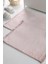 Pembe Cloudy 2li Saçaklı Dekoratif Peluş Kaymaz Taban Yıkanabilir Banyo Paspası 1