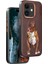 iPhone 11 Perma Desenli Kapak - Kahverengi 2