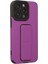 iPhone 13 Pro Kılıf Mega Standlı Silikon - Mor 2