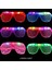 Işıklı Panjur Şeritli LED Parti Gözlüğü 6 Renk 6’lı Set - Lisinya 1