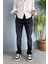 Siyah Taşlanmış Jean - Kot Pantolon Fit Kesim 5