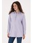Kadın Lila Gömlek Desenli 50308740-VR245 3