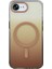 iPhone 16E Kılıf M-Safe Şarj Özellikli Transparan Renk Geçişli Zore Toros Kapak - Gold 6