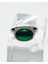 Yeşil Akik Taşlı 925 Ayar Gümüş Erkek Yüzük – Sade Şıklığın Güçlü Yansıması 1