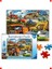 Kamyonlar Temalı 100 Parça Çocuk Yapbozu 1