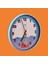 Slim Deniz Çocuk Odası Duvar Saati - Mavi - 30 cm 3