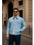 Erkek Günlük Mevsimlik Slim Fit Trend B.mavi Kot Ceket 1