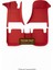 Dacia Sandero 2013-2020 Arası 8d Araca Özel Havuzlu Suni Deri Paspas Kırmızı (Tam Kaplama, 11 Mm, Kokusuz) 2