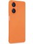 Realme C55 Kılıf Nano Içi Kadife Silikon - Turuncu 4