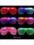 Işıklı Panjur Şeritli LED Parti Gözlüğü 6 Renk 6’lı Set 1