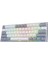 Redragon K617-RGB 16,8 Milyon Rgb Aydınlatma, Red Switch Fizz%60 Q Türkçe Kablolu Mekanik Oyuncu Klavyesi Beyaz Gri 1