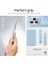Ciel By 16 Pro Max ile Uyumlu Magsafe Kılıf Ultrasheer Mag Sararma Karşıtı Hava Kanalı Teknolojisi Askeri Sınıf Koruma Baby Blue Mat Kapak - ACS08248 3