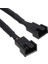 Fan Çoklayıcı 2 Port Y Pwm 4 Pin Splitter Çoklayıcı Switch Kablosu 5025 2