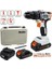 Hırdavat Max MX2020 Kömürsüz Çift Akülü Darbeli Matkap 20V 2.0AH 2