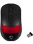 Sm-18 USB Siyah/kırmızı 2.4ghz Optik Kablosuz Mouse 1
