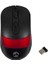 Sm-18 USB Siyah/kırmızı 2.4ghz Optik Kablosuz Mouse 3