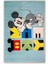 Mouse Lisanslı Karakter BASKILI%100 Halı, Çok Renkli, 80X120 cm 2