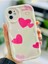 Aksesuar 11 ile Uyumlu Dalgalı Smile Kalp Tasarımlı Baskılı Esnek Silikon Kılıf 1