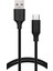 USB To Type-C ile Uyumlu ve ile Uyumlu Hızlı Şarj ve Kablosu 100 cm (Siyah) 3