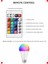 Uzaktan Kumandalı Rgb LED Ampul - 16 Renk, 9W 4