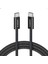 Zolo USB C To C 240 W Hızlı Şarj Örgülü 1 M Kablo A8060, Siyah 1